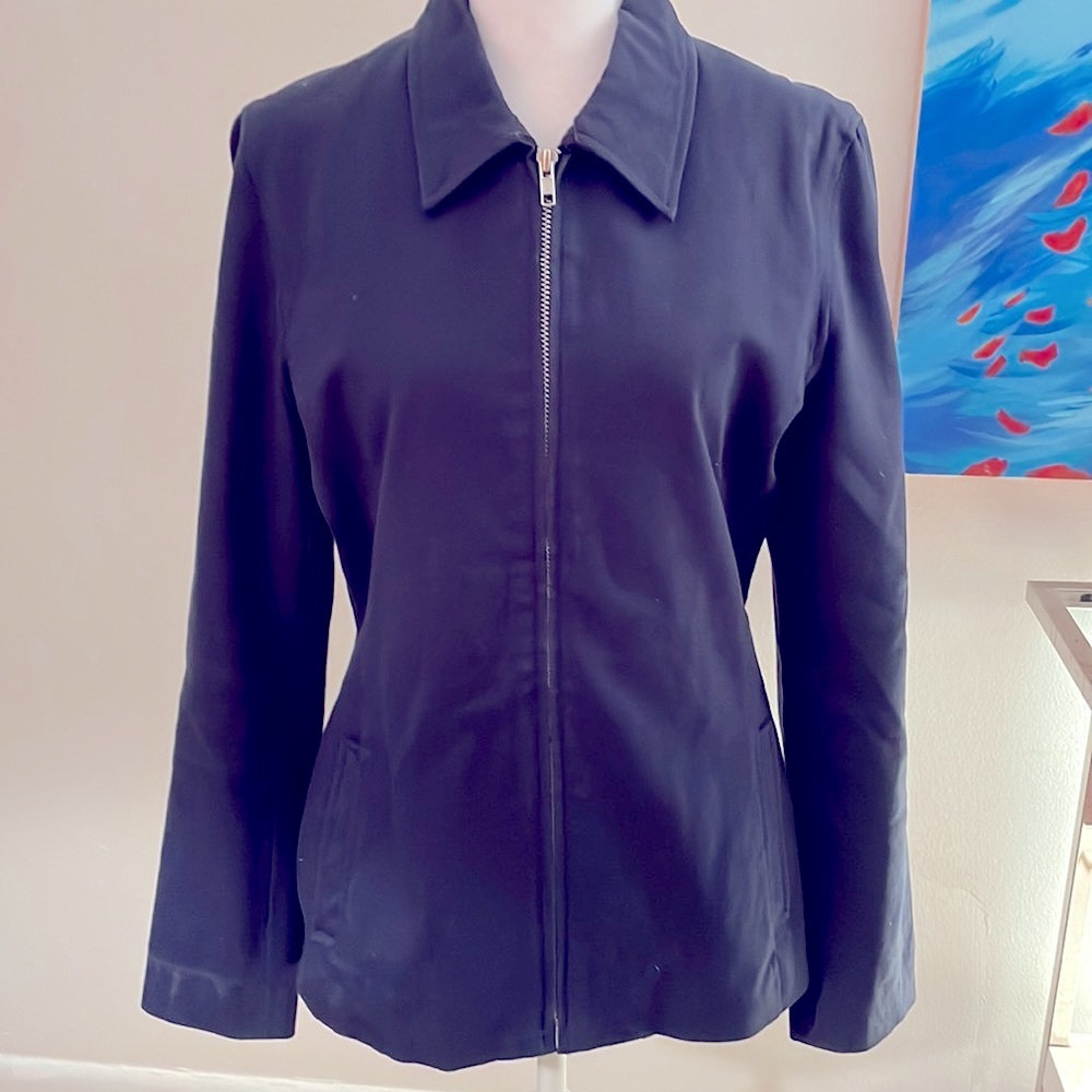 Vintage Gap fitted jacket, dark blue. 1990 circa.